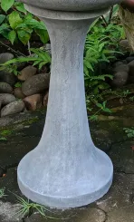 Merapi - Ständer, verjüngt, glatt, Ø 25cm, 51cm H | Steinguss 